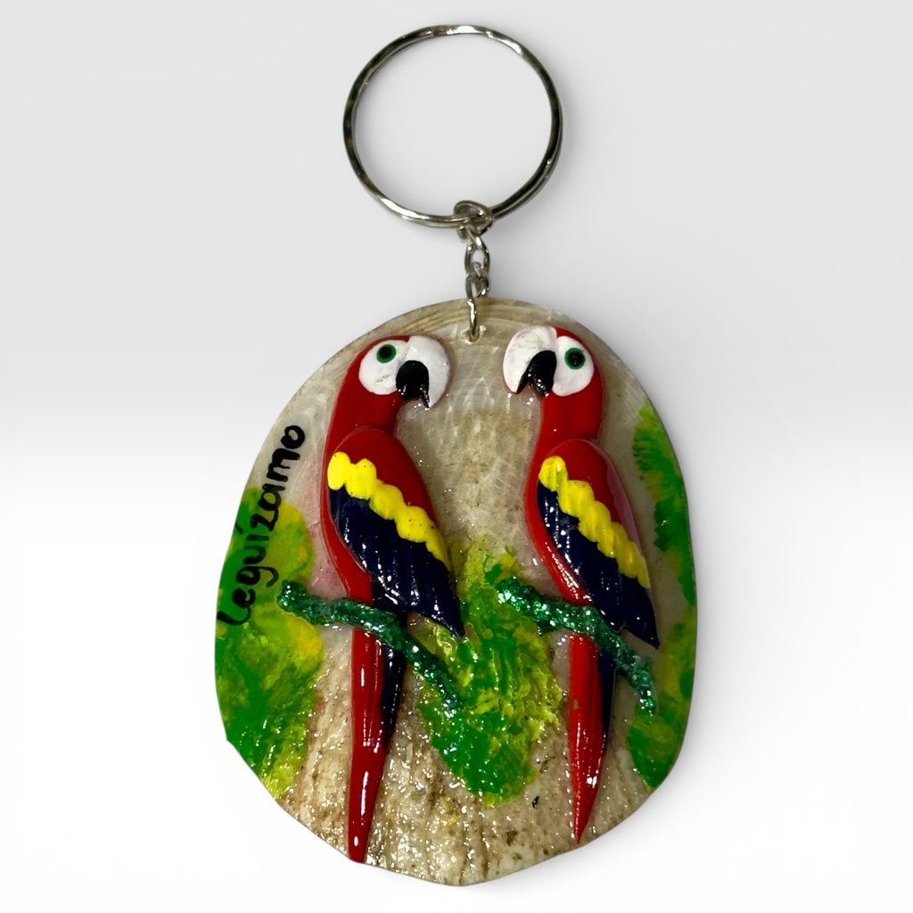 Llavero escama pirarucu doble